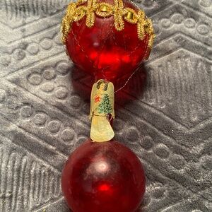 Vintage Wire Wrapped Christmas Tree Ornament